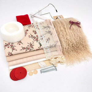 Ангелина (бежево-розовый наряд)