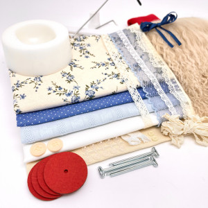 Ангелина (бежево-голубой наряд)