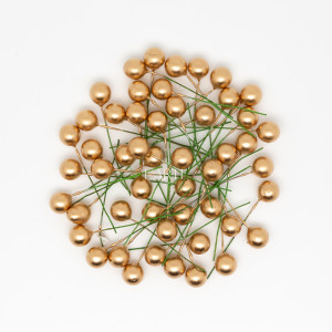 Ягодки для букета золотые