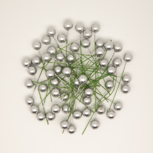 Ягодки для букета Серебряные