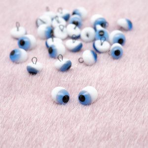 Глаза стеклянные "косые" (Германия) 8 мм Глаза стеклянные "косые" (Германия) 8 мм