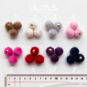 Помпон из меха