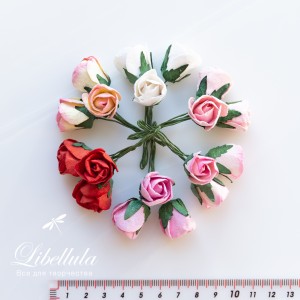 Розы (бутон полураскрытый большой) 