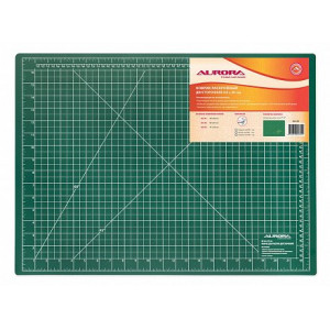 Коврик раскройный двухсторонний, 45*30см AURORA 