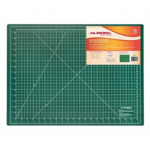 Коврик раскройный (мат)двухсторонний 90*60см AURORA 