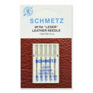 Иглы для кожи №80(2), 90(2), 100 SCHMETZ Иглы для кожи №80(2), 90(2), 100 SCHMETZ