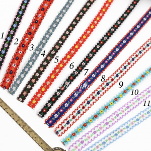 Тесьма с вышивкой