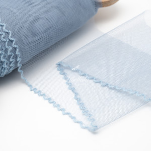 Кружево широкое (серо-голубое)