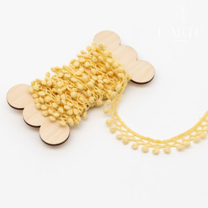 Кружево тесьма с помпонами Кружево тесьма с помпонами