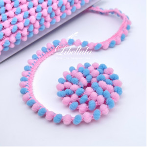 Тесьма с помпонами