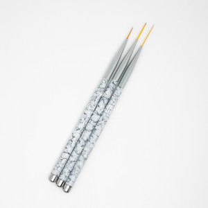 Кисть (синтетика) круглая (набор 3 шт)