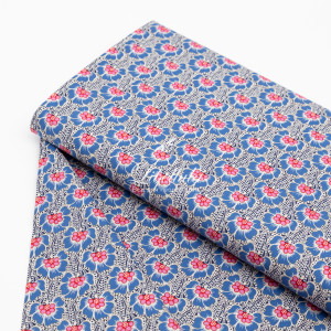 Tilda Cotton Beach Ocean Flower Blue