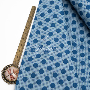 Tilda Medium Dot Denim Blue