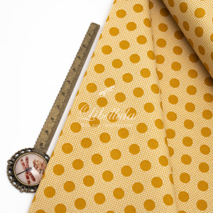 Tilda Medium Dot Flaxen Yellow