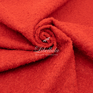 Вискоза кудрявая красная, 180-21