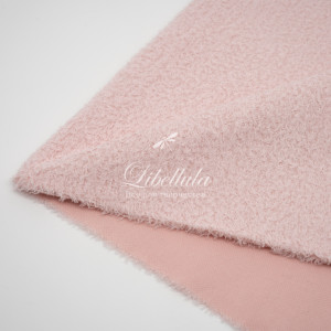 Вискоза кудрявая розовая, 180-15