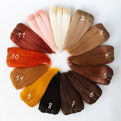 Трессы натуральные из шерсти козочки  