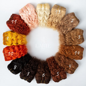 Трессы натуральные из шерсти козочки  