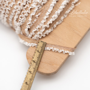 Кружево резинка с воланом