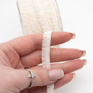 Кружево резинка с воланом