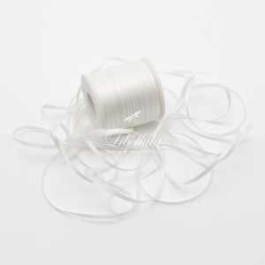 Шелковая лента 2 мм белый Шелковая лента 2 мм белый